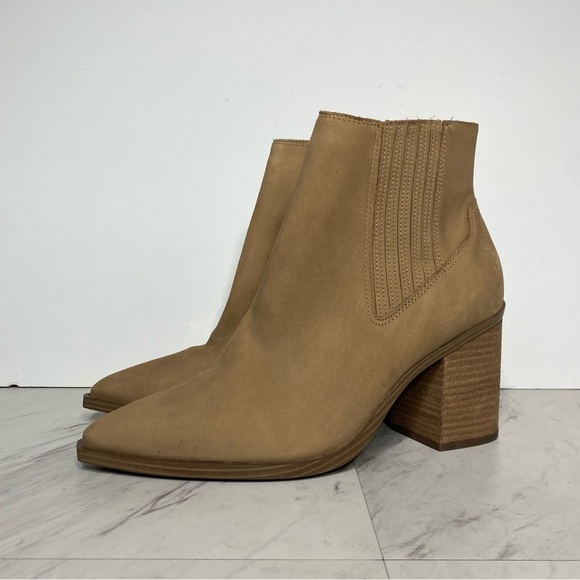 New! Steve Madden Catreena Tan Nubuck Chelsea Bootie 11M - Picture 14 of 14